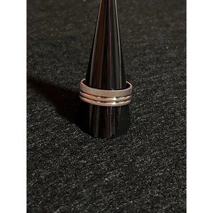 Brand New Silver Design Band Ring size 10.5